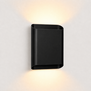Modern industriële wandlamp Carmen 2-lichts zwart