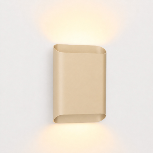 Modern Scandinavische wandlamp Carmen 2-lichts zand