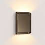 Modern industrieel wandlamp Carmen 2-lichts Anodic brown
