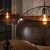 BelaLuz Industriële hanglamp Misto 2-lichts antiek koper Ø60 cm