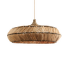 GOOD & MOJO Bohemian gevlochten hanglamp Rinjani naturel Ø70 cm L