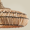 GOOD & MOJO Bohemian gevlochten hanglamp Rinjani naturel Ø50 cm S