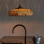 Bohemian gevlochten hanglamp Rinjani naturel Ø50 cm S