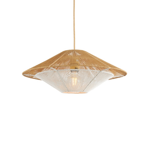 GOOD & MOJO Ibiza hanglamp Lumbini naturel touw Ø50 cm S