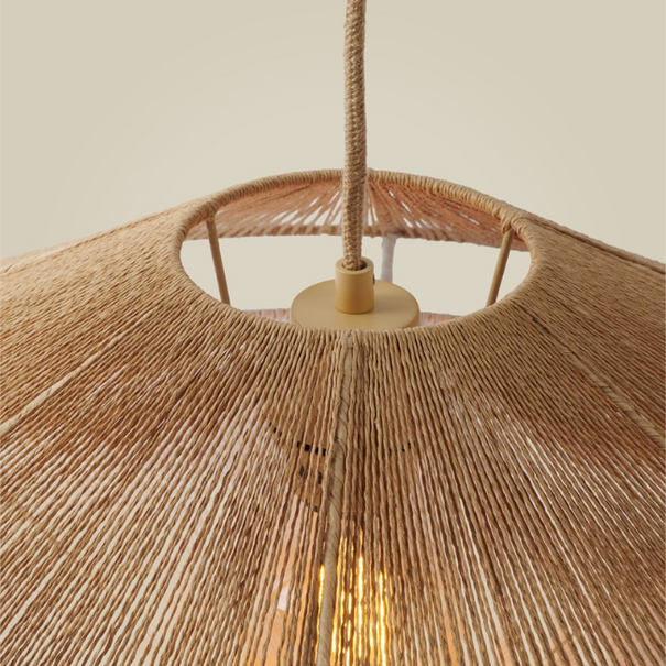 GOOD & MOJO Ibiza hanglamp Lumbini naturel touw Ø50 cm S