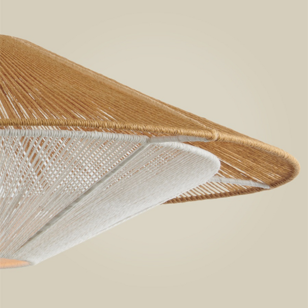 GOOD & MOJO Ibiza stijl hanglamp Lumbini naturel touw Ø60 cm L