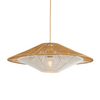 GOOD & MOJO Ibiza stijl hanglamp Lumbini naturel touw Ø60 cm L