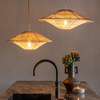 GOOD & MOJO Ibiza hanglamp Lumbini grijs touw Ø50 cm S