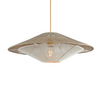 GOOD & MOJO Ibiza hanglamp Lumbini grijs touw Ø50 cm S