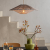 GOOD & MOJO Ibiza stijl hanglamp Lumbini grijs touw Ø60 cm L