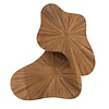 By-Boo Moderne salontafel Loma set van 2 teakhout
