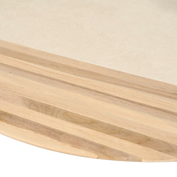 By-Boo Scandinavische salontafel set van 2 Diago van teakhout & keramiek