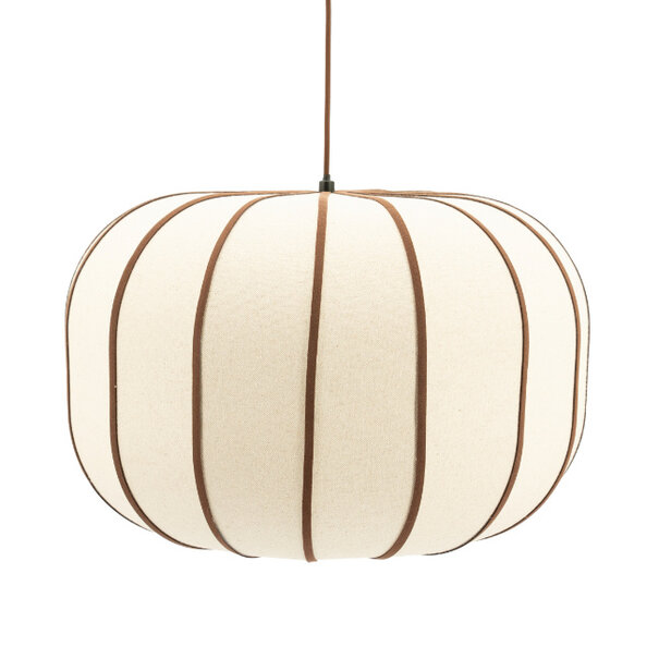 By-Boo Wabi Sabi Japandi hanglamp Cocoon 1-lichts bruin Ø50 cm