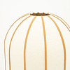 By-Boo Retro vintage vloerlamp Cocoon 1-lichts naturel