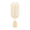By-Boo Retro vintage tafellamp Cocoon 1-lichts naturel