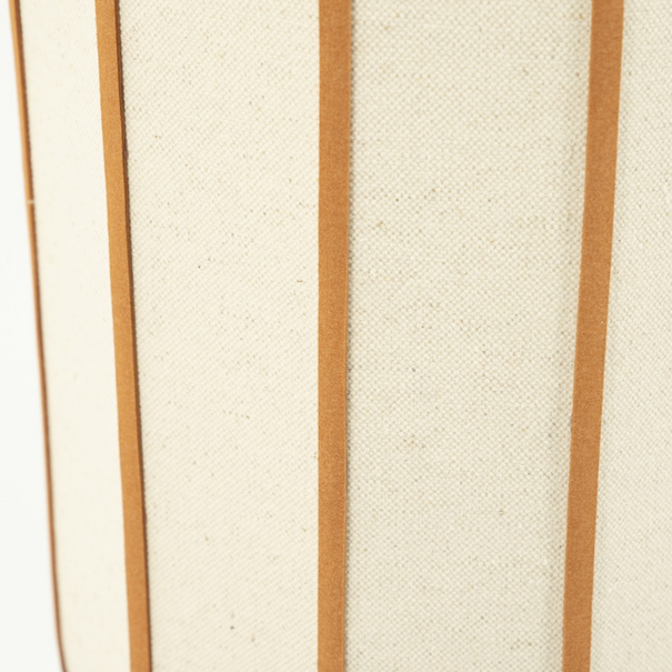 By-Boo Retro vintage tafellamp Cocoon 1-lichts naturel