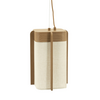 By-Boo Scandinavische Japandi hanglamp Aterlier small 1-lichts bruin