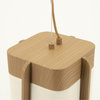 By-Boo Scandinavische Japandi hanglamp Aterlier small 1-lichts bruin