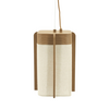 By-Boo Scandinavische Japandi hanglamp Aterlier small 1-lichts bruin