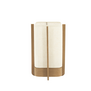 Scandinavische Japandi tafellamp Aterlier small 1-lichts bruin