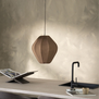 Retro vintage hanglamp Sora 2 bruin