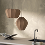 Modern Japandi Hanglamp Sora 1 brown