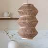 GOOD & MOJO Ibiza stijl hanglamp Barbados 1-lichts naturel bruin