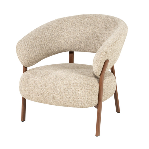 Japandi fauteuil Sedia brown