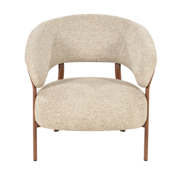 By-Boo Japandi fauteuil Sedia brown