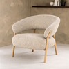 By-Boo Scandinavische fauteuil Sedia natural