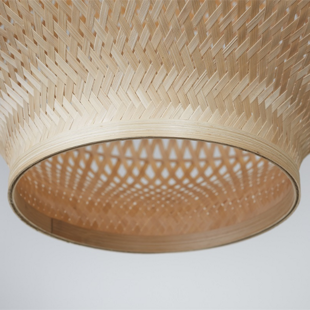 GOOD & MOJO Ibiza stijl hanglamp Barbados 1-lichts naturel
