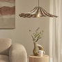 Ibiza stijl hanglamp Cuzco Ø65 cm 1-lichts naturel zwart