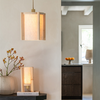 GOOD & MOJO Scandinavische tafellamp Corsica naturel hout