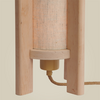 GOOD & MOJO Scandinavische tafellamp Corsica naturel hout