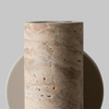 it's about RoMi Moderne Japandi wandlamp Tivoli 2-lichts travertin zand