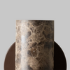 it's about RoMi Modern retro wandlamp Tivoli 2-lichts travertin bruin
