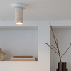 it's about RoMi Moderne Japandi plafondlamp Tivoli 1-lichts travertin wit