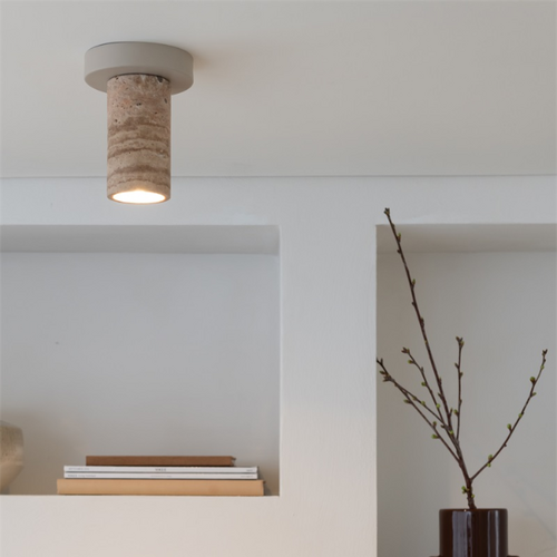 Modern Japandi Plafondlamp Tivoli 1-lichts zand
