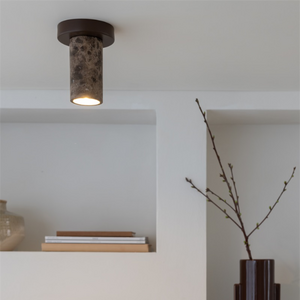 it's about RoMi Modern retro plafondlamp Tivoli 1-lichts bruin