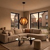 BelaLuz Shop the look Walnut Glow set voor woonkamer en eetkamer