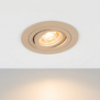 Modern Scandinavische inbouwspot Urban 1-lichts zand