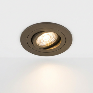 ETH Modern industriële inbouwspot Urban Anodic brown