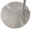 Steinhauer Moderne booglamp Ringlux 1-lichts staal