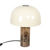 ETH Retro vintage tafellamp Barbara 2-lichts marmer