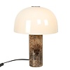 ETH Retro vintage tafellamp Barbara 2-lichts marmer