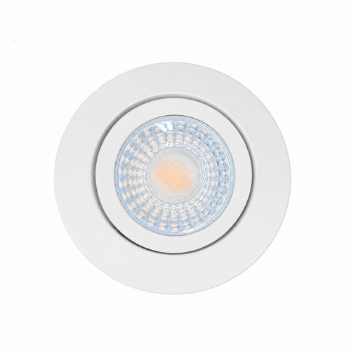 Moderne inbouwspot Ronin 1-lichts wit dim to warm IP44