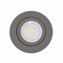 Modern industriële inbouwspot Ronin 1-lichts Anodic brown dim to warm IP44