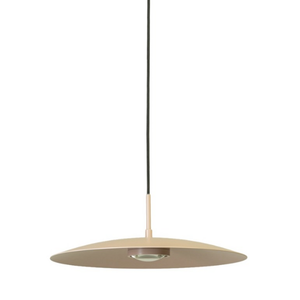 ETH Modern industriële hanglamp Sanne 1-lichts zand dim to warm Ø40 cm