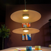 ETH Modern industriële hanglamp Sanne 1-lichts zand dim to warm Ø40 cm