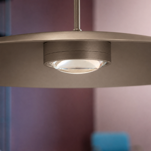 ETH Modern industriële hanglamp Sanne 1-lichts Anodic brown dim to warm Ø50 cm